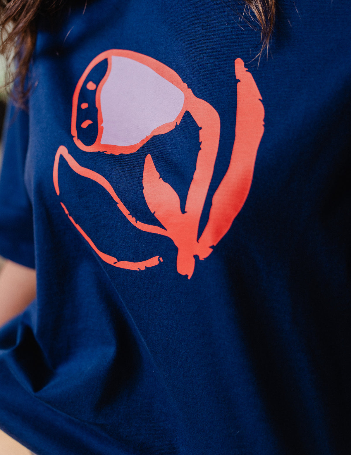 Oversized Heavyweight Tee - Flora