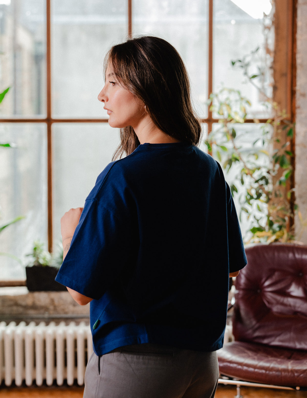 Oversized Heavyweight Tee - Flora