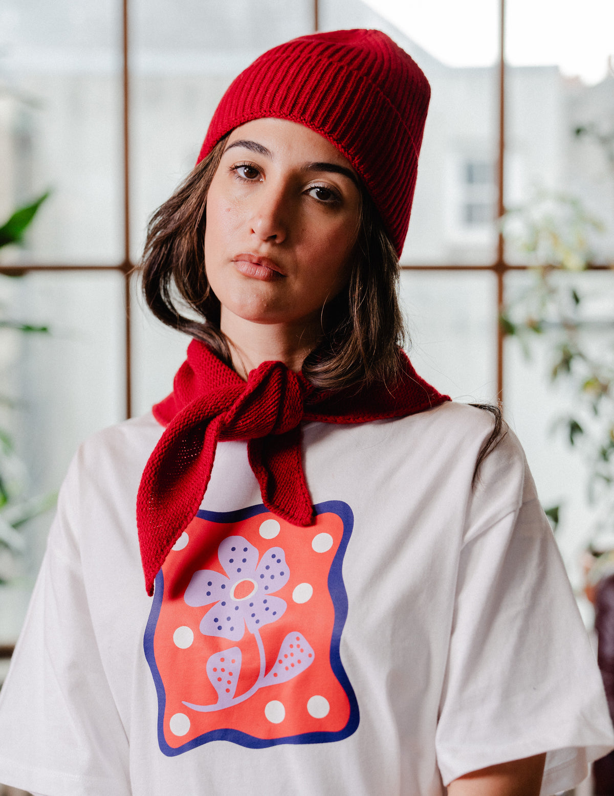 Red Recycled Cashmere Beanie Marcello - Rifò x Fresh Cuts (Copy)