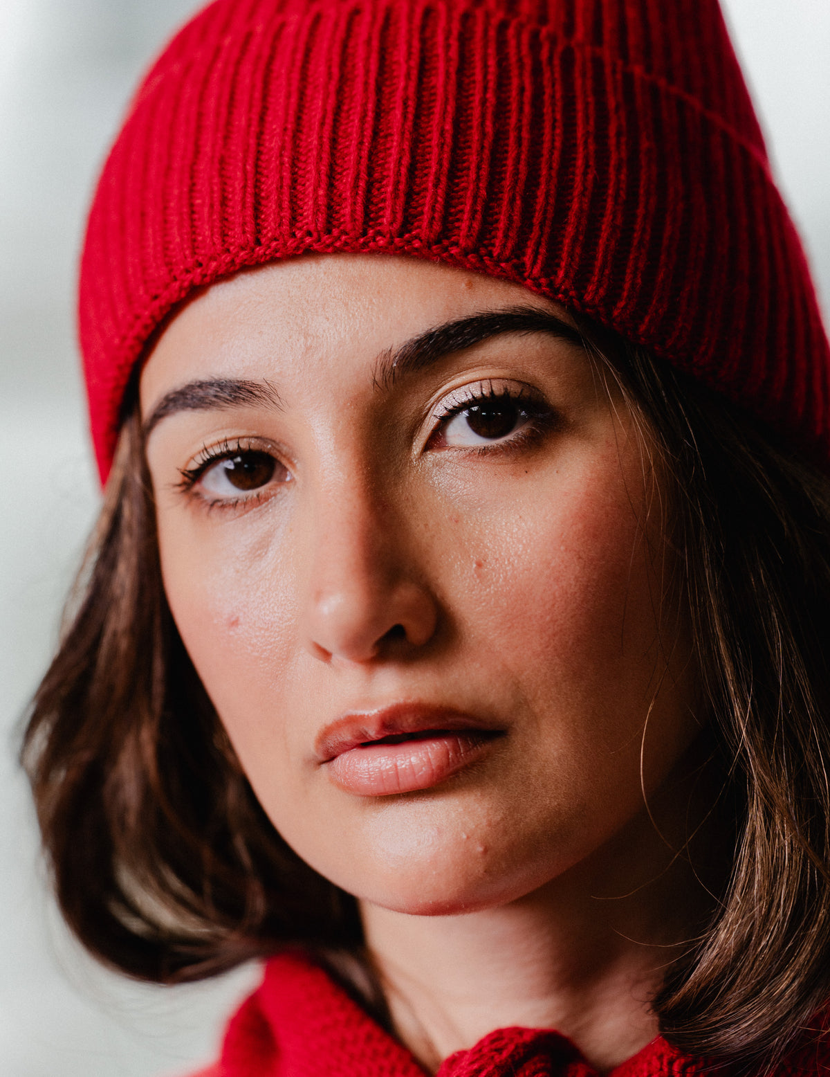 Red Recycled Cashmere Beanie Marcello - Rifò x Fresh Cuts (Copy)