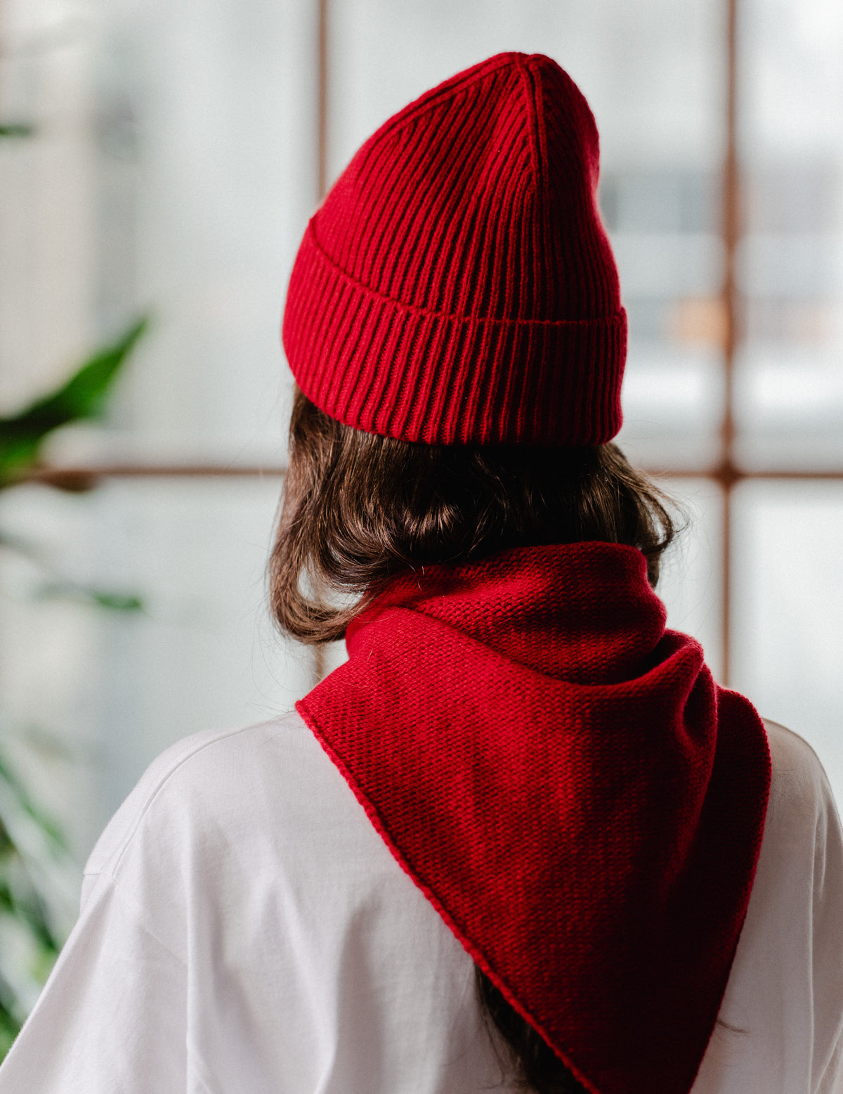 Red Recycled Cashmere Beanie Marcello - Rifò x Fresh Cuts (Copy)