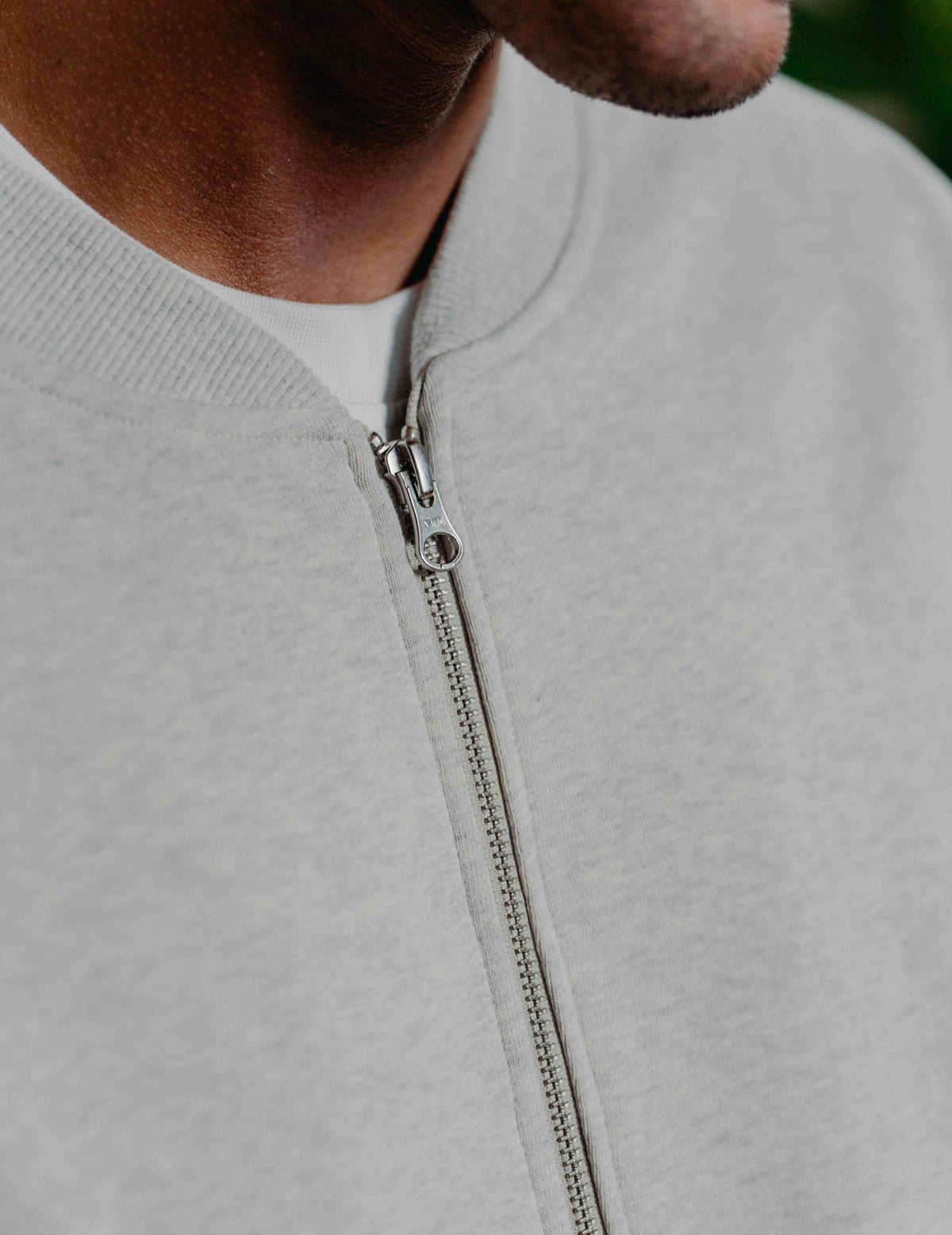 Everyday Zip Jacket - Melange Grey