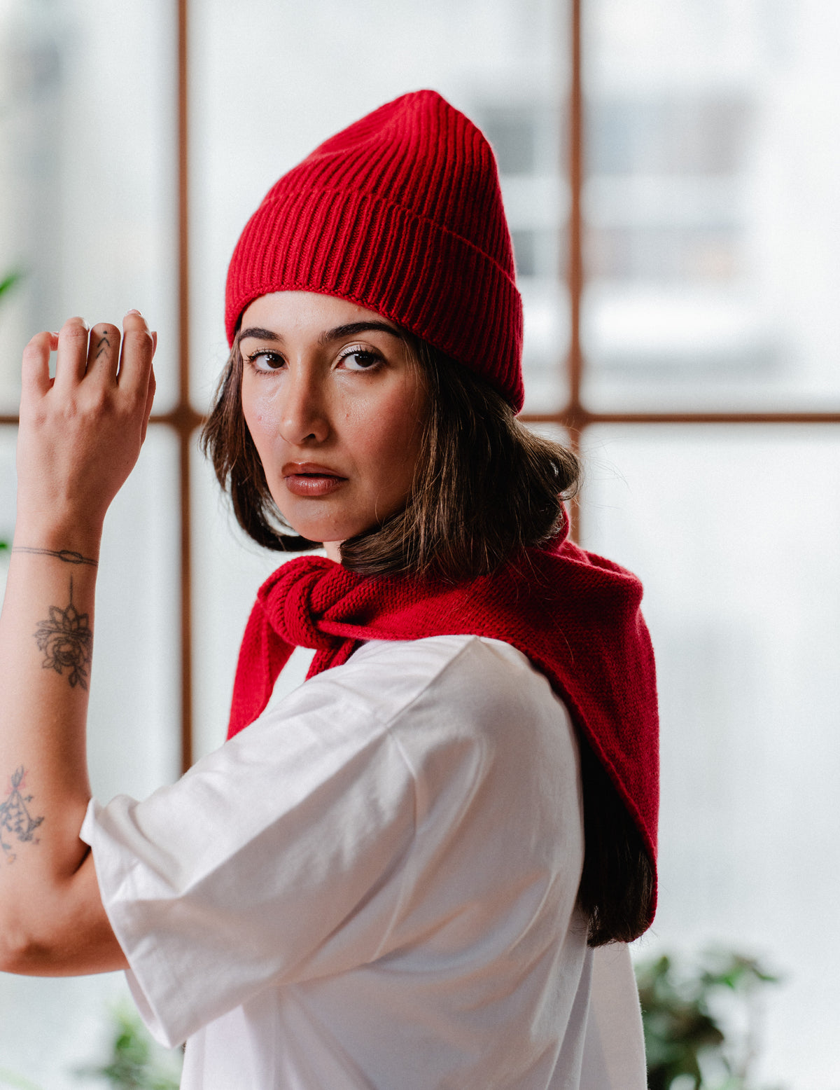 Masha Recycled Cashmere Triangle Scarf - Rifò x Fresh Cuts