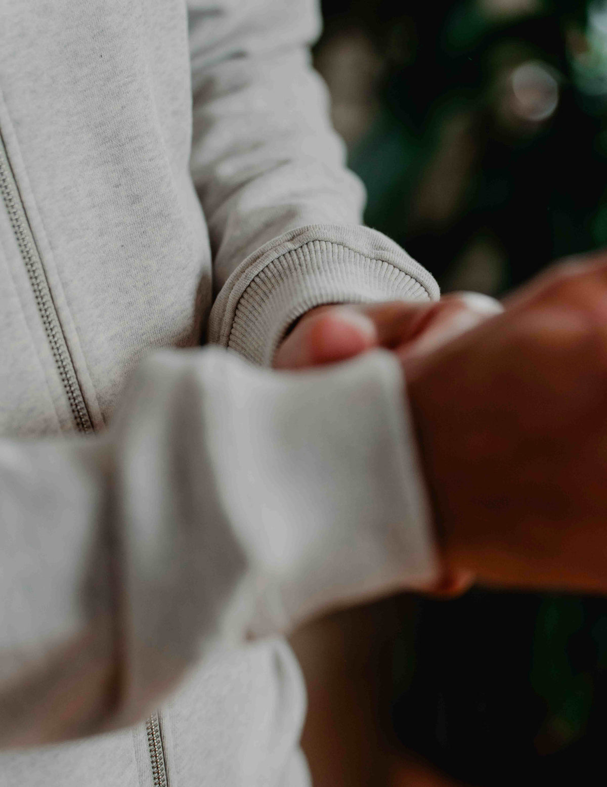 Everyday Zip Jacket - Melange Grey
