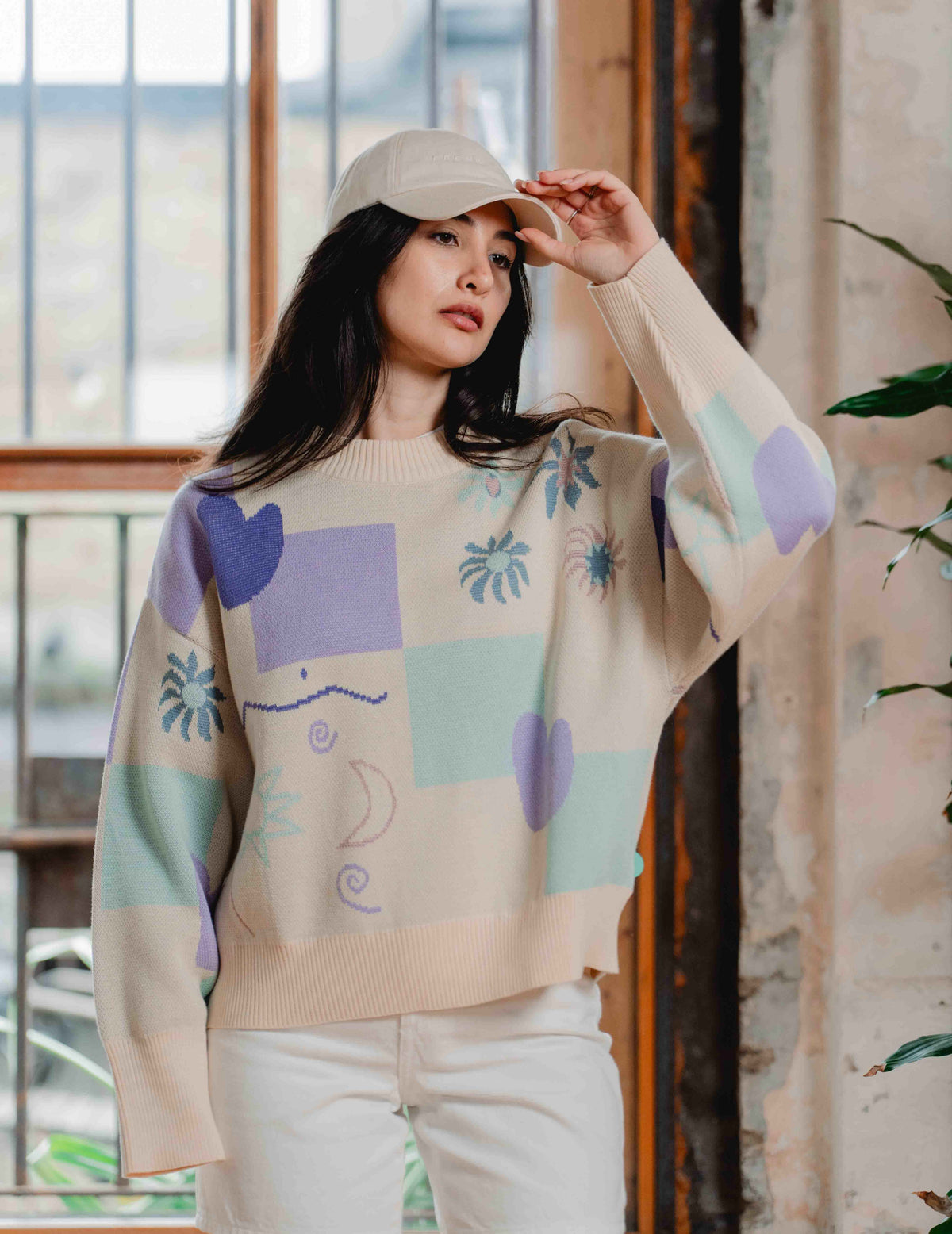 Fresh Summer Knit - Multi Print