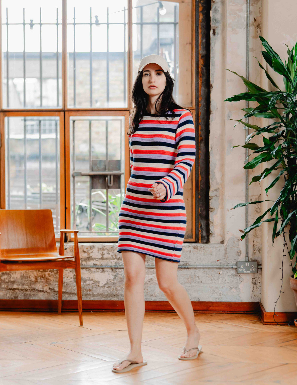 Fresh Knit Dress - Stripe