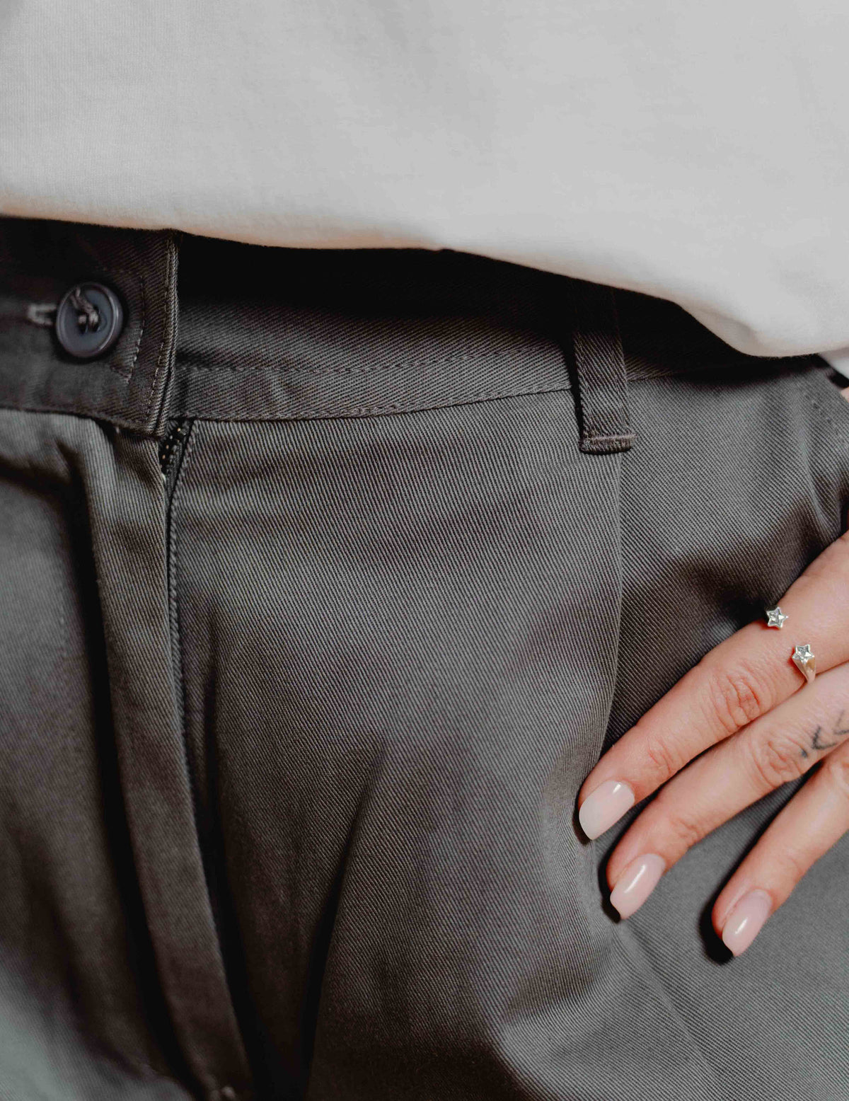 Womens Fresh Chino - Grey