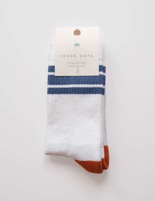 White Sports Sock