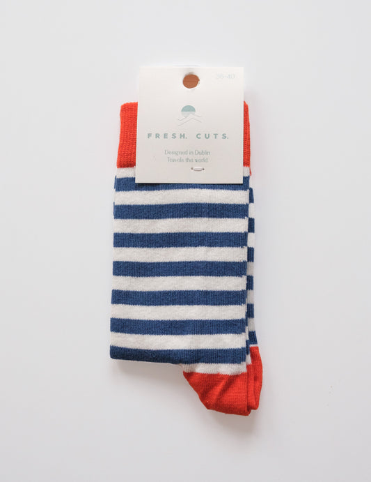 Stripe Casual Sock