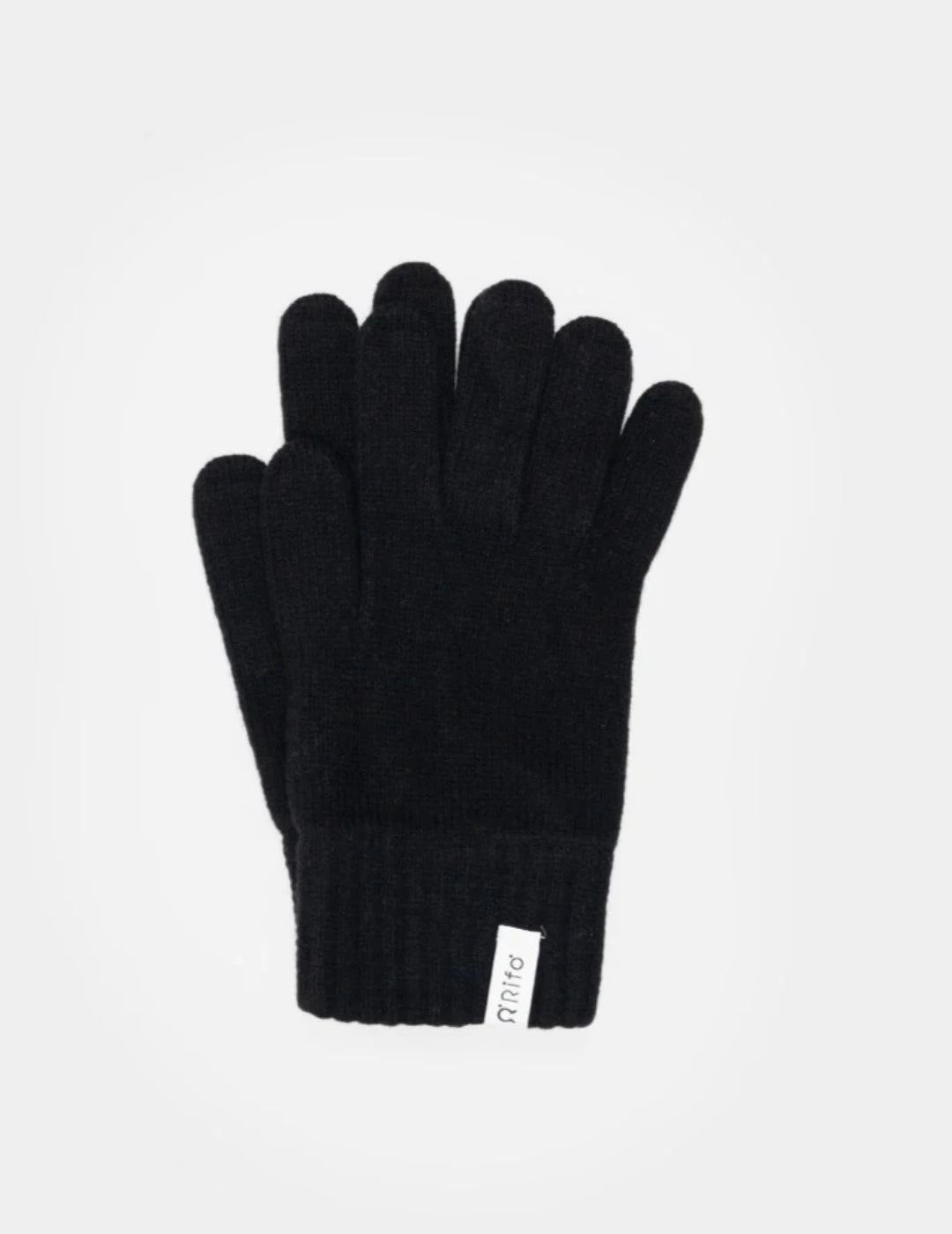 Women's Recycled Cashmere Gloves Anita - Black