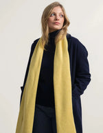 Recycled Cashmere Scarf Federico - Yellow