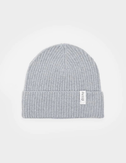 Recycled Cashmere Beanie Marcello - Grey Calce