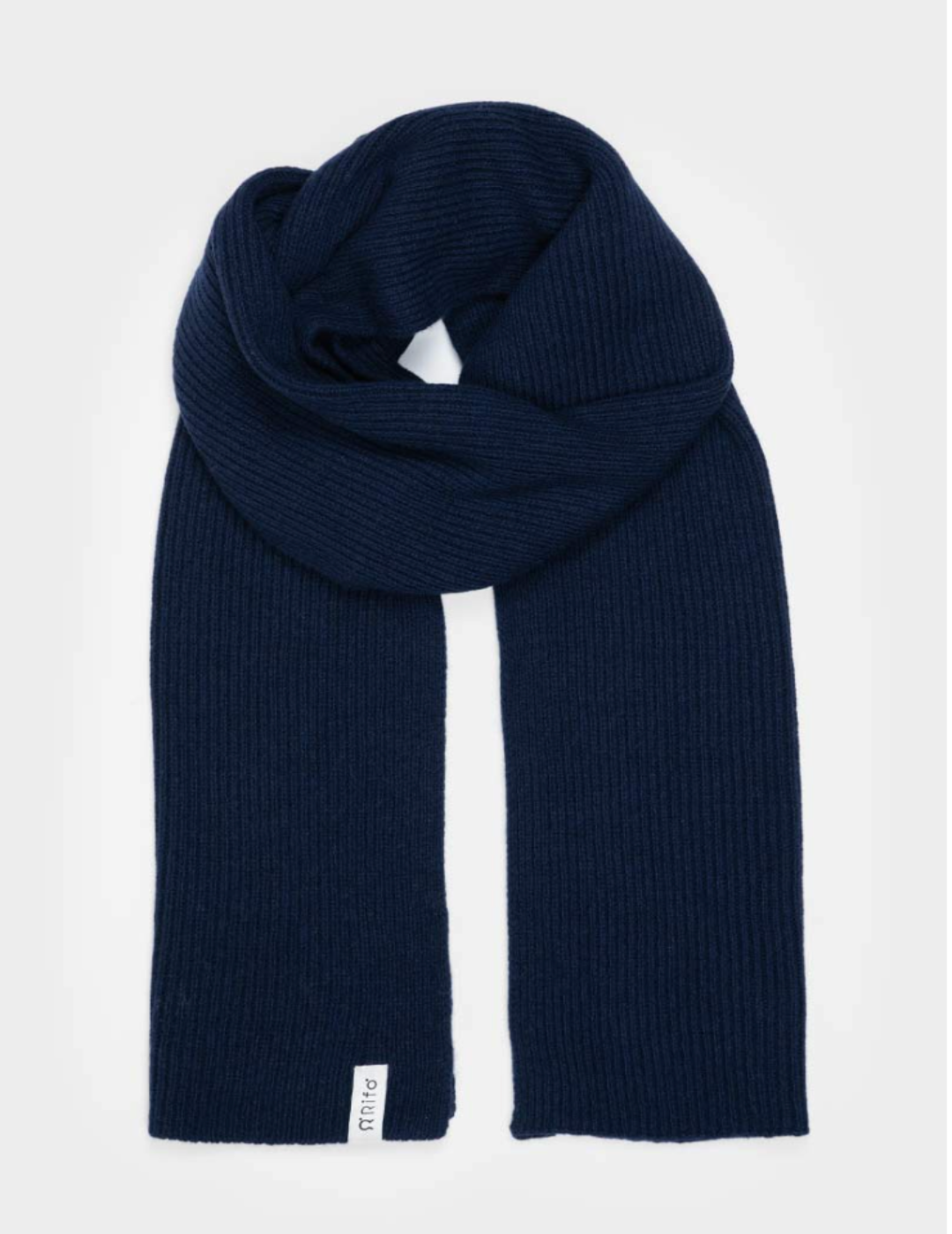Sciarpa Cashmere Rigenerato Federico - Blu Mora