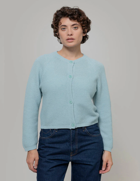 Cardigan Donna Mafalda - Recycled Cashmere - Verde Oceana