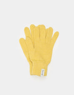 Women's Recycled Cashmere Gloves Anita - Yellow Cedro