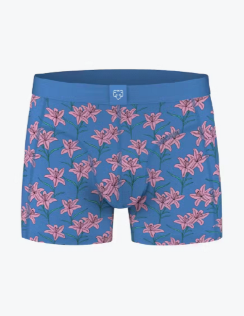 Pink Flowers Boxers