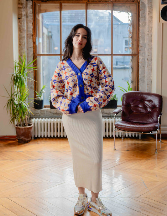 Fresh Knit Cardigan - Multi Coloured