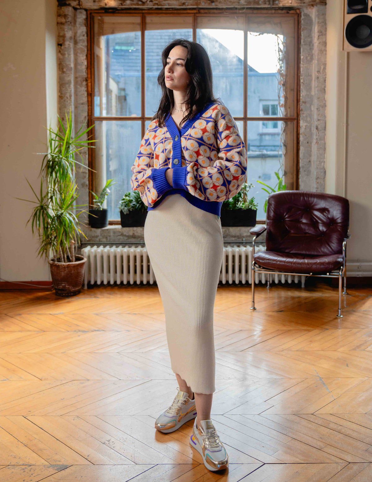 Fresh Knit Cardigan - Multi Coloured