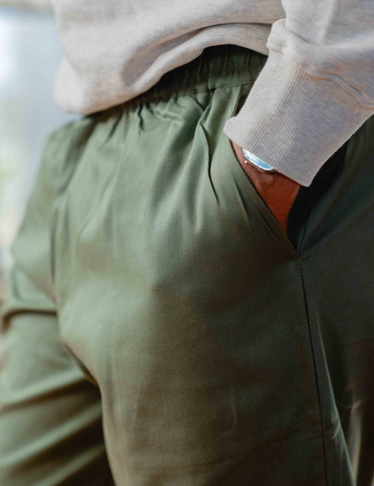 Fresh Relaxed Chinos - Green