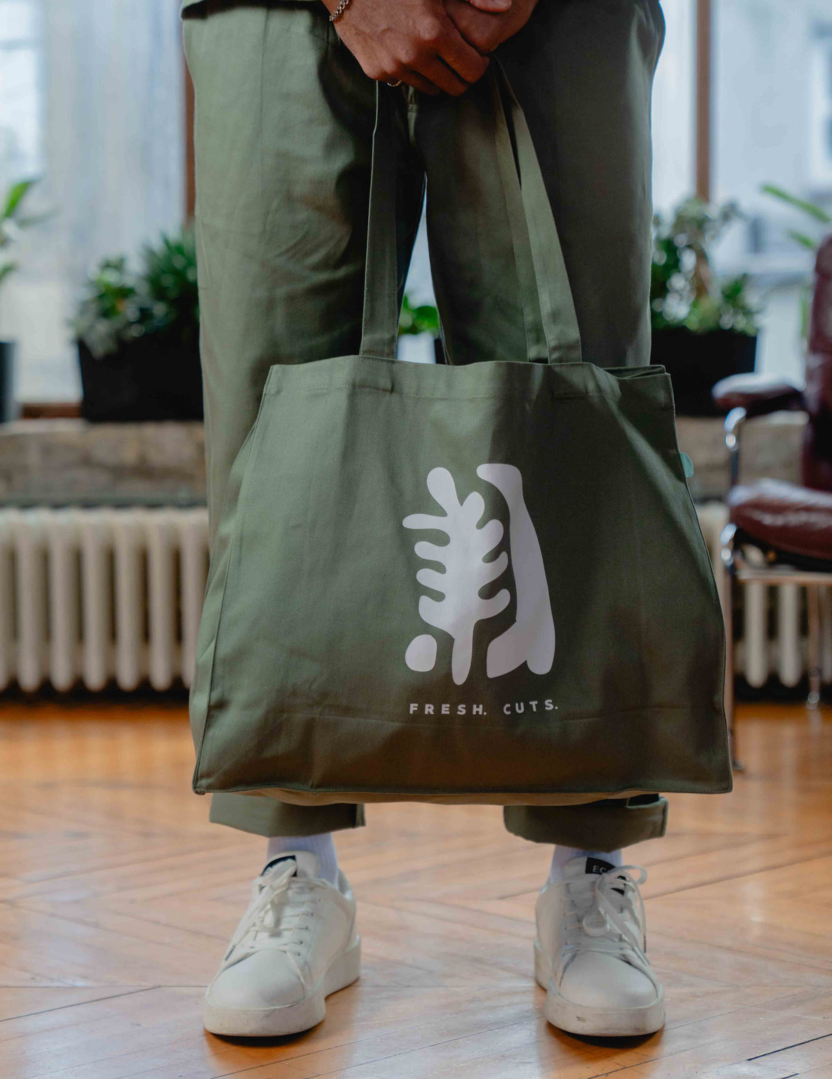 Fresh Cuts Tote Bag - Autumn Leaf