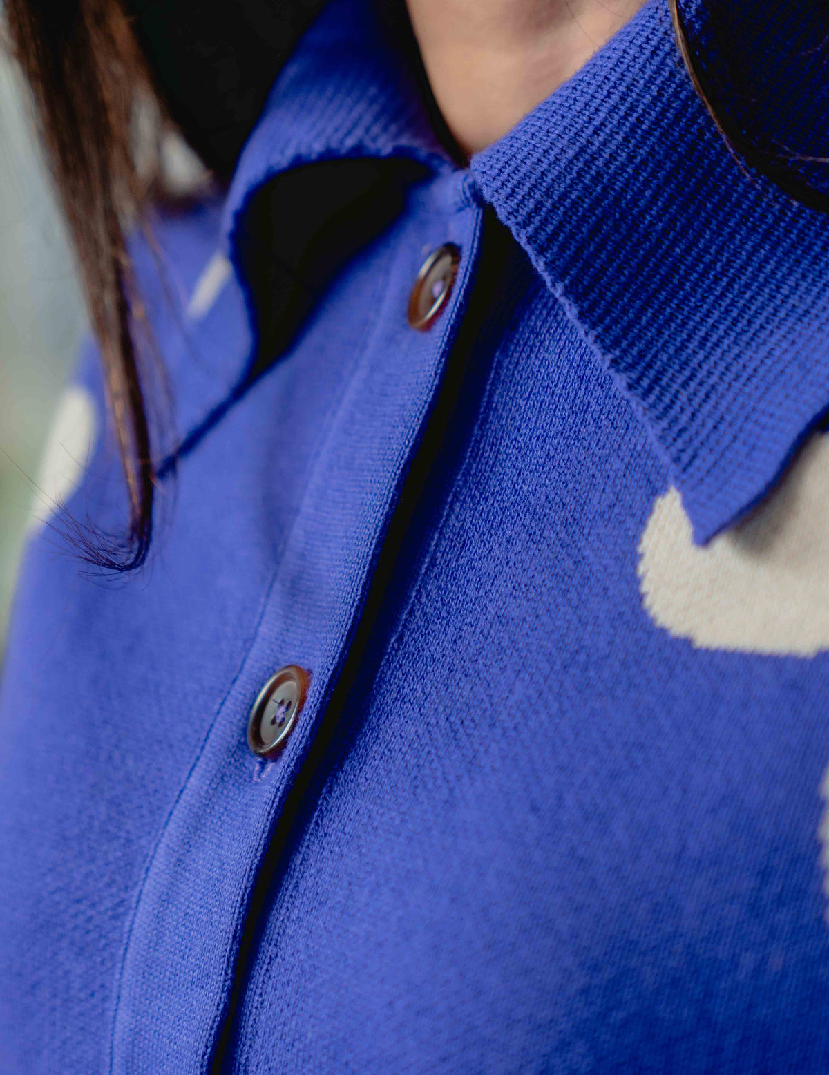 Anna Knit Cardigan - Flower