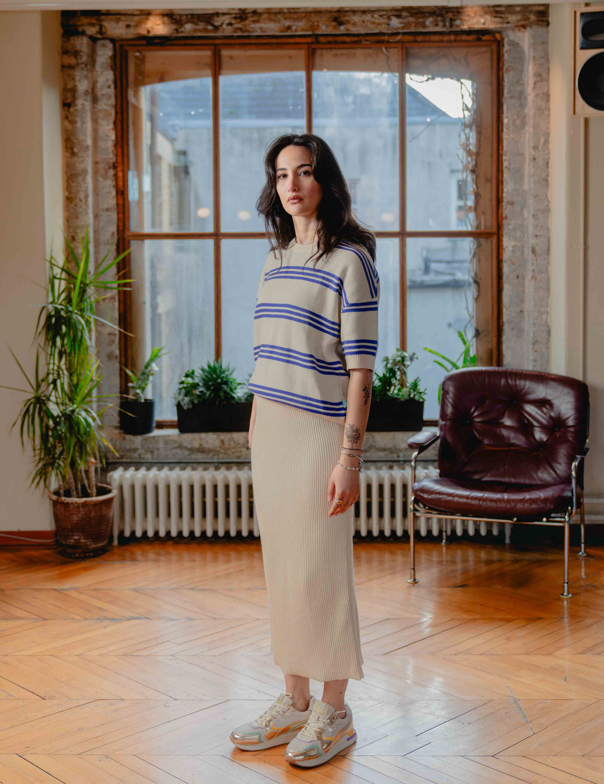 Fresh Knit Tee - Stripe