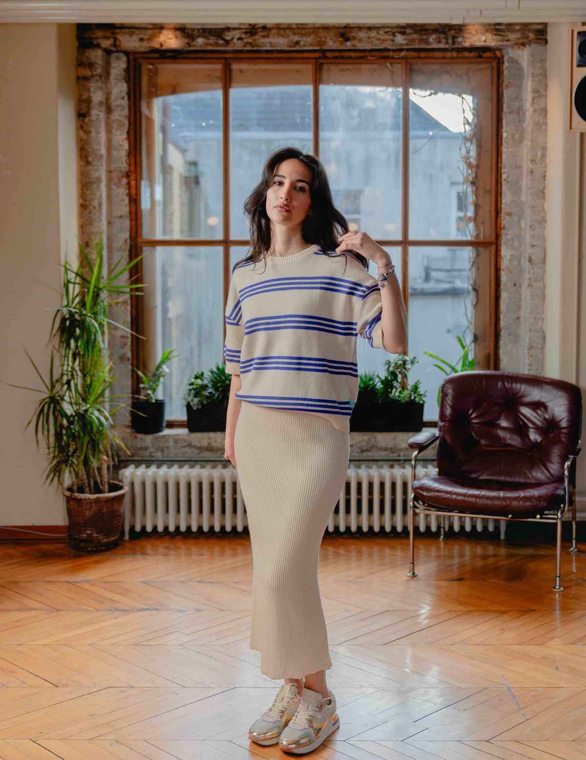 Fresh Knit Tee - Stripe