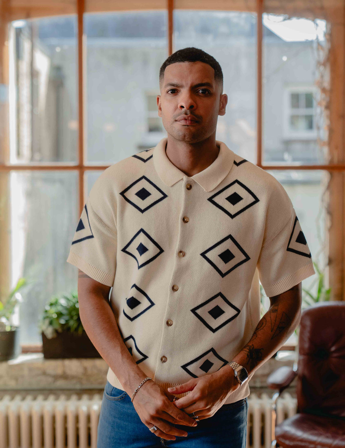 Fresh Knit Shirt - Diamond