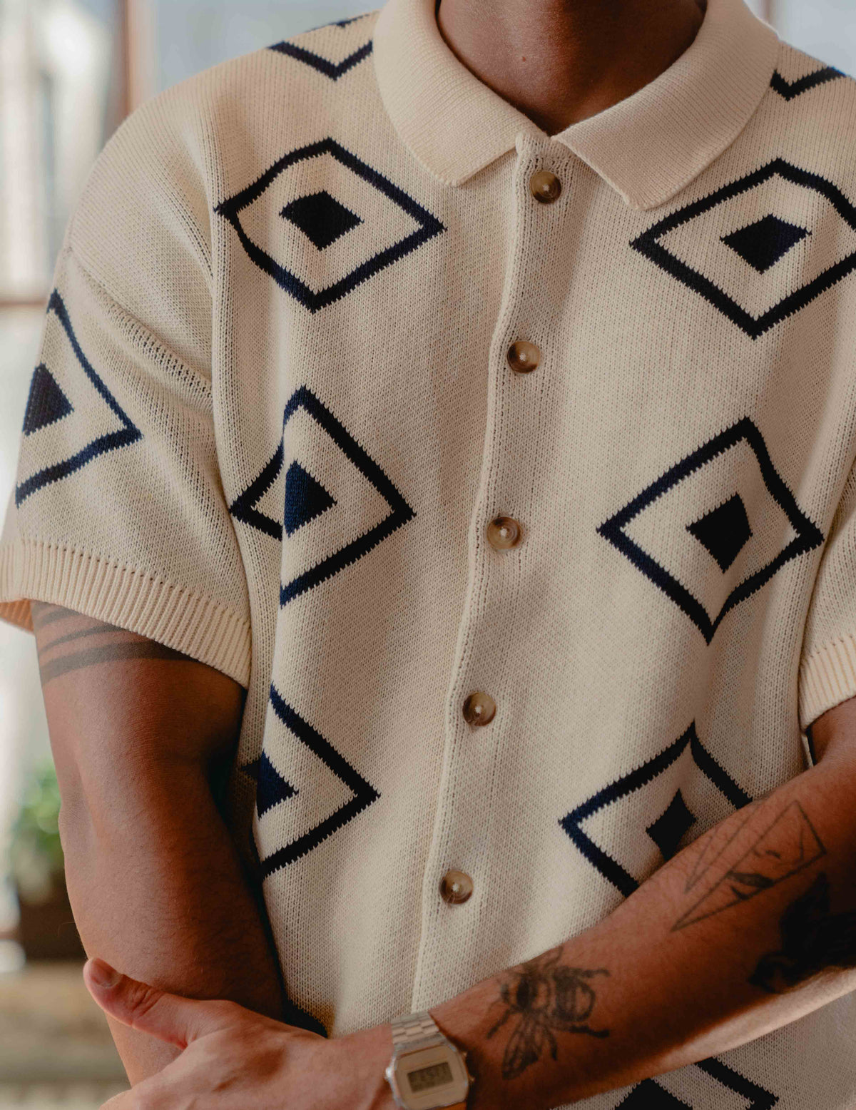 Fresh Knit Shirt - Diamond