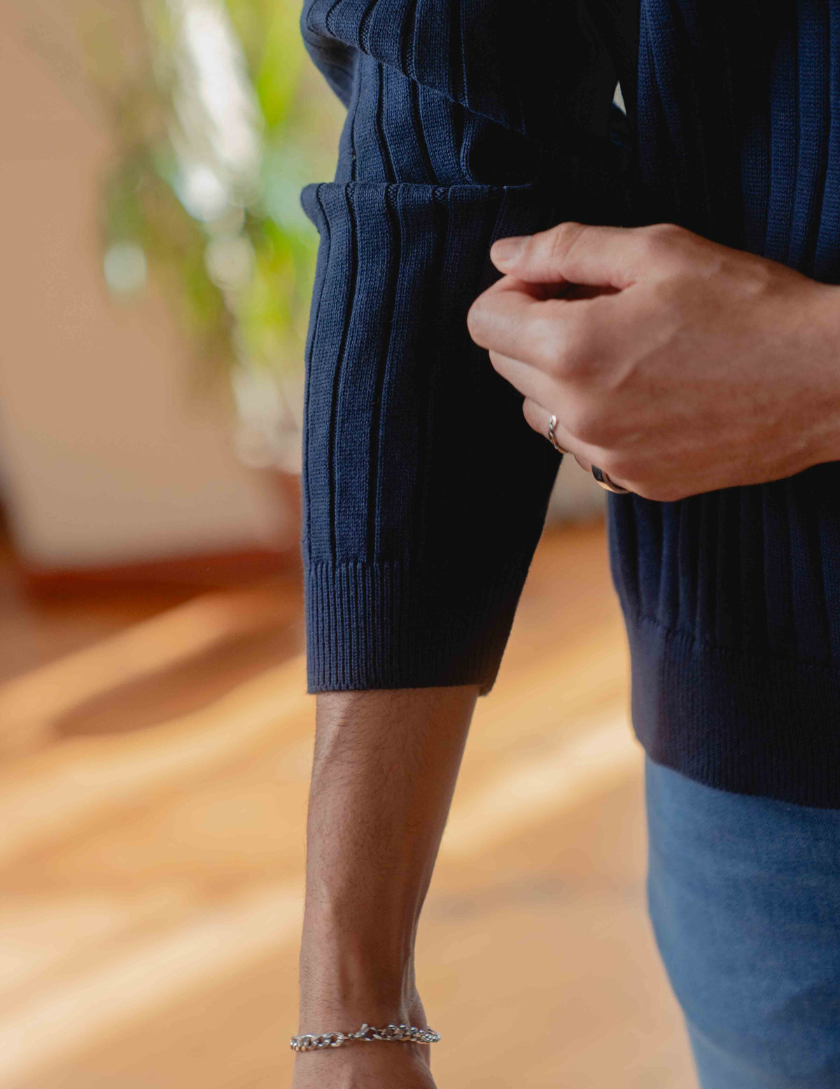 Fresh Knit Collar Crew