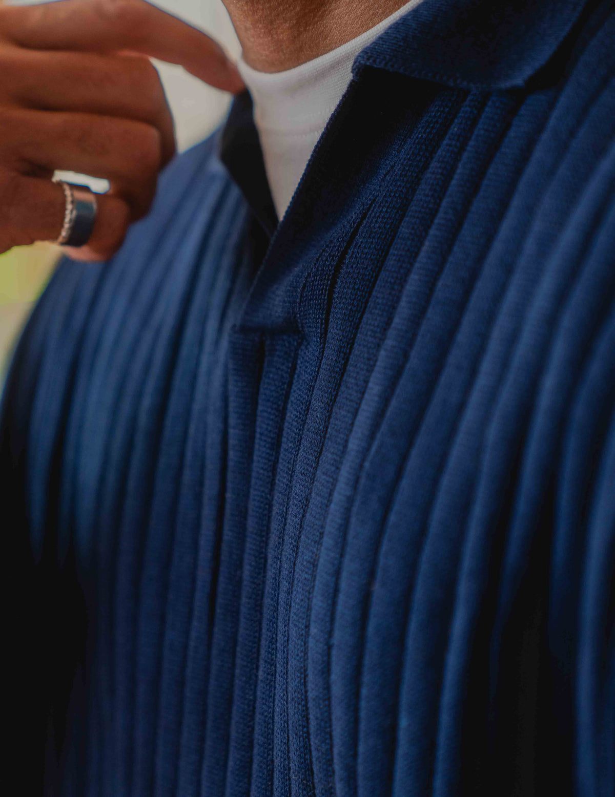 Fresh Knit Collar Crew