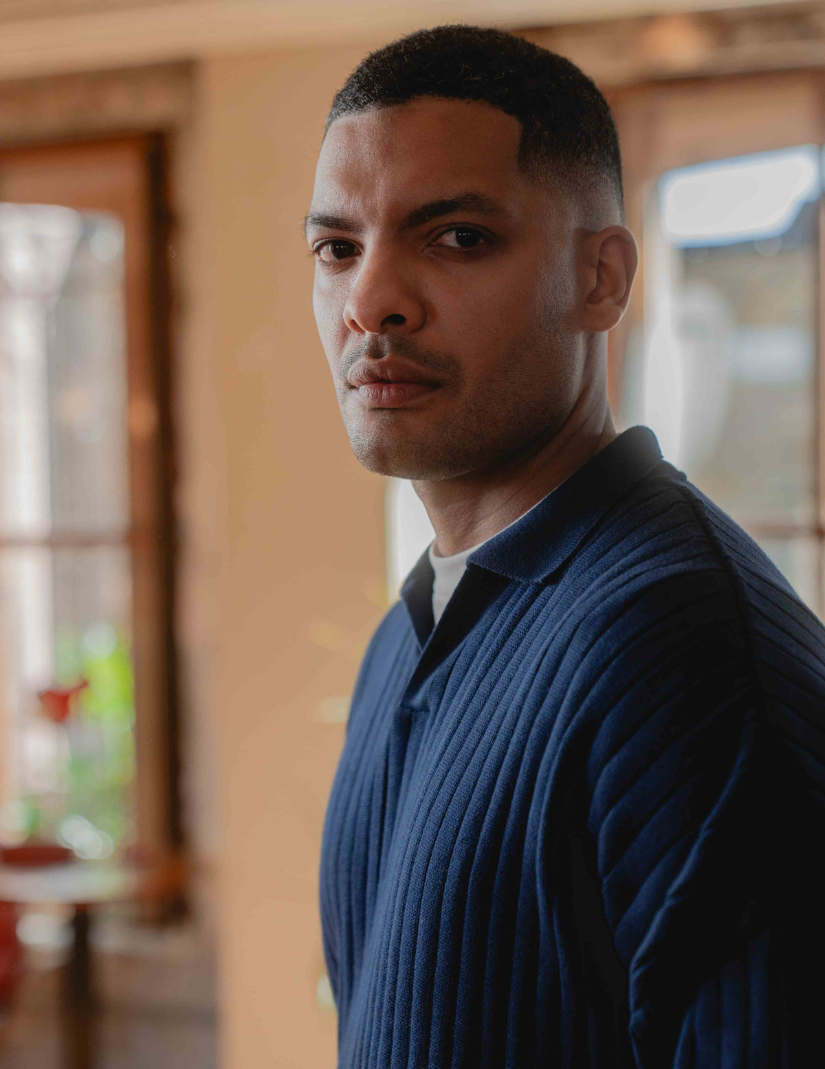 Fresh Knit Collar Crew