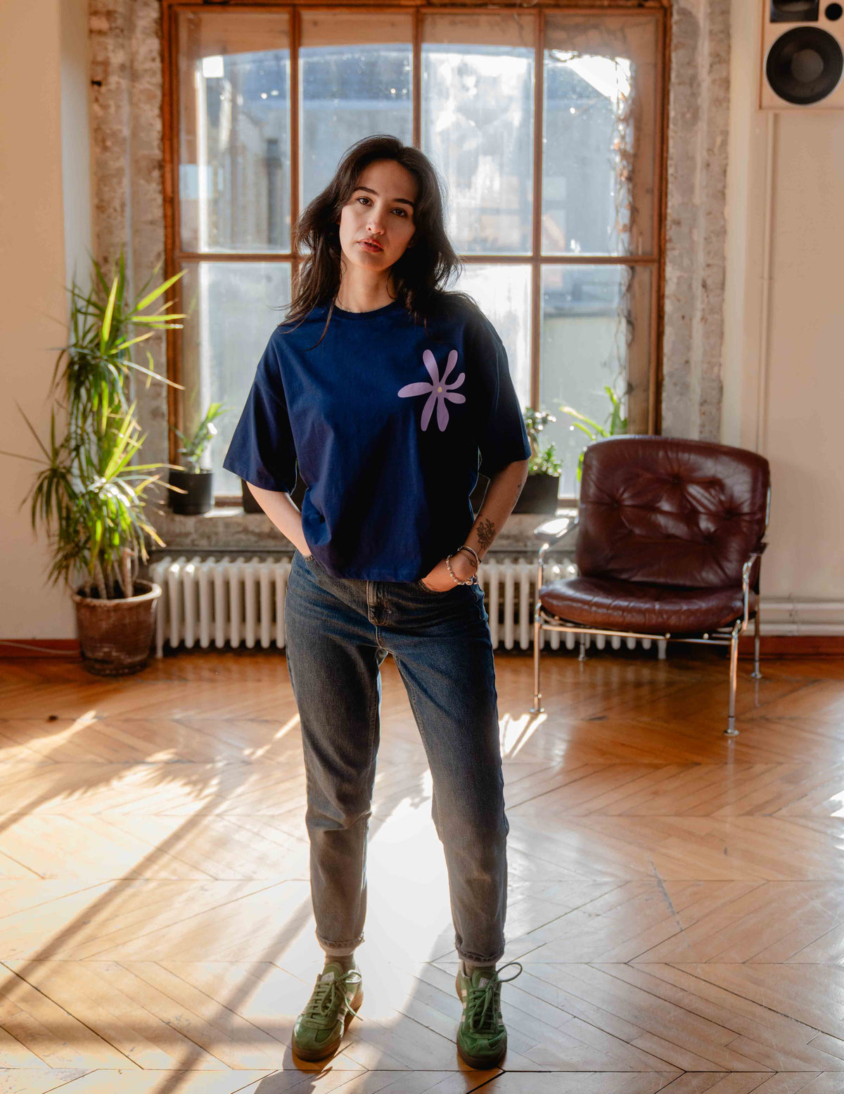 Oversized Tee - Flower