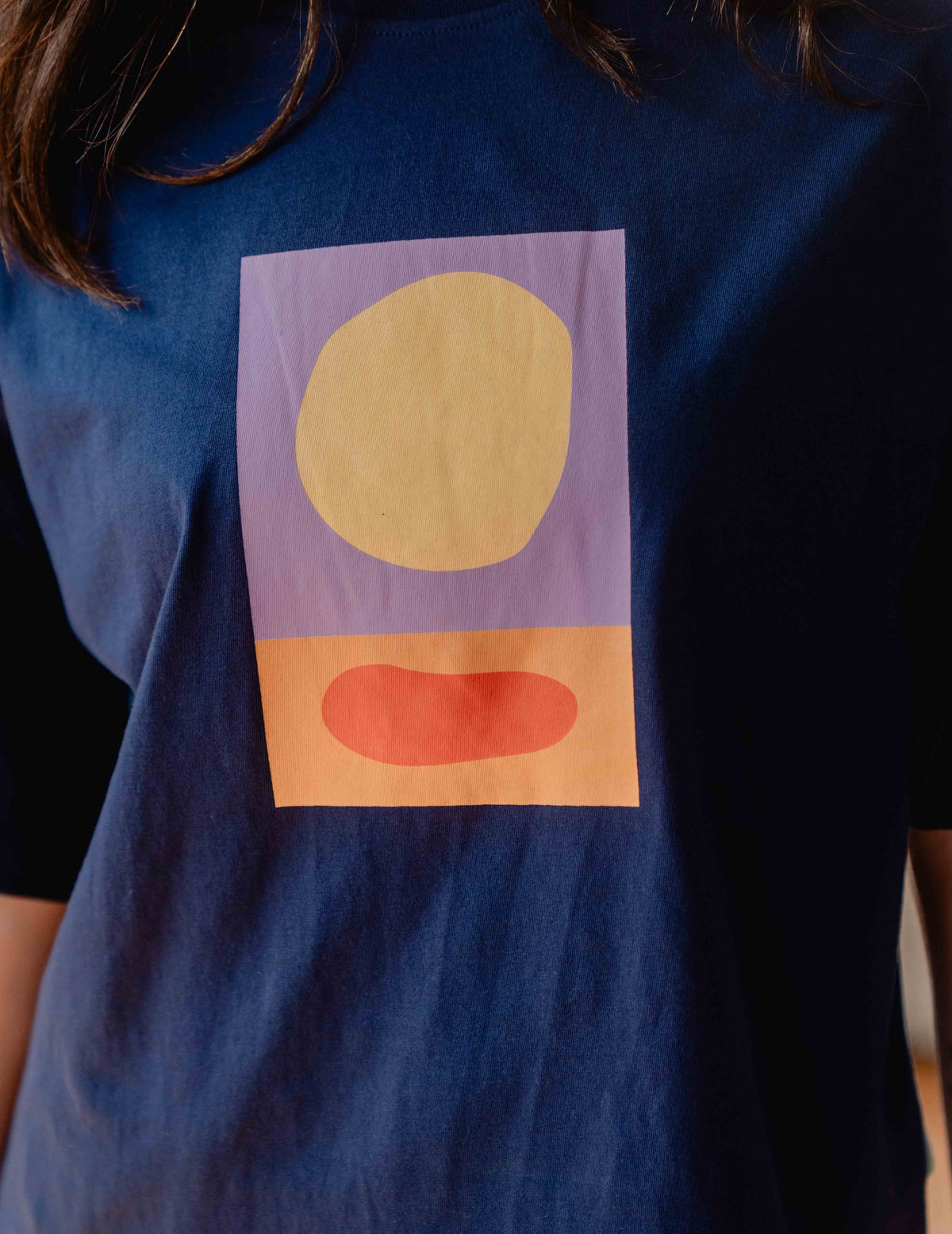 Oversized Tee - Sun and River