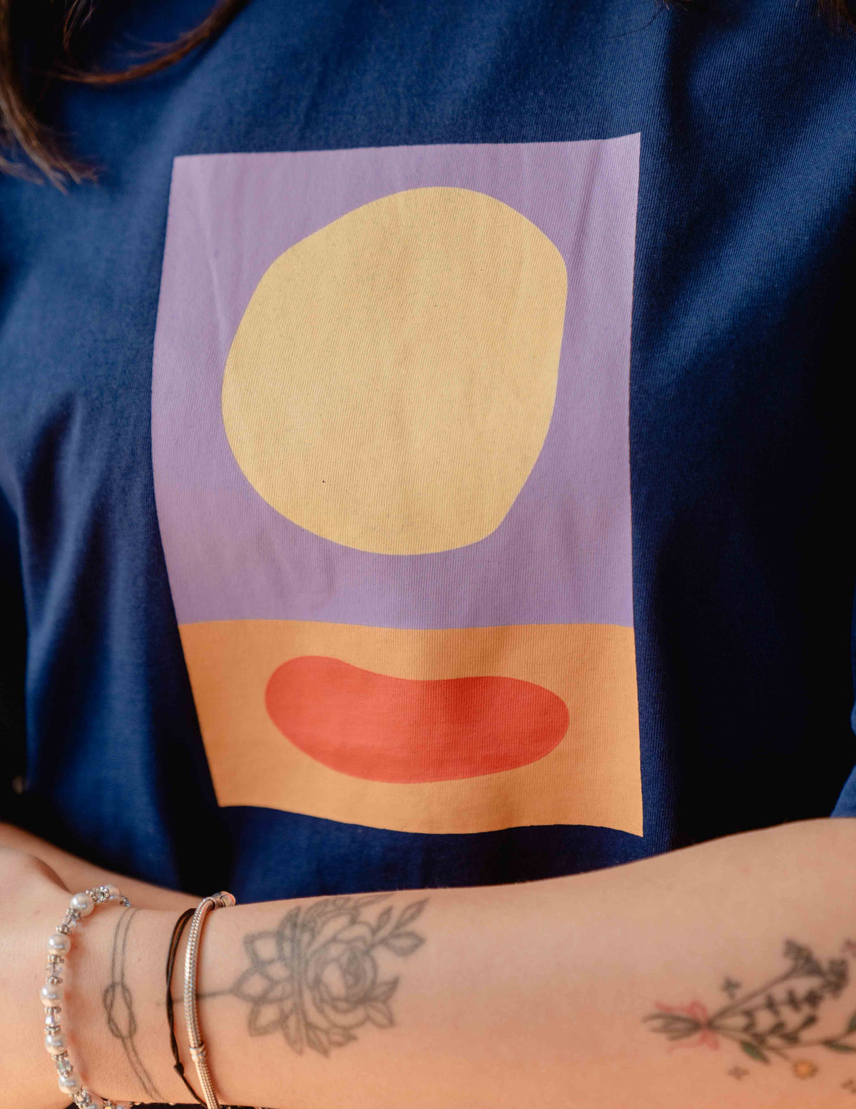Oversized Tee - Sun and River