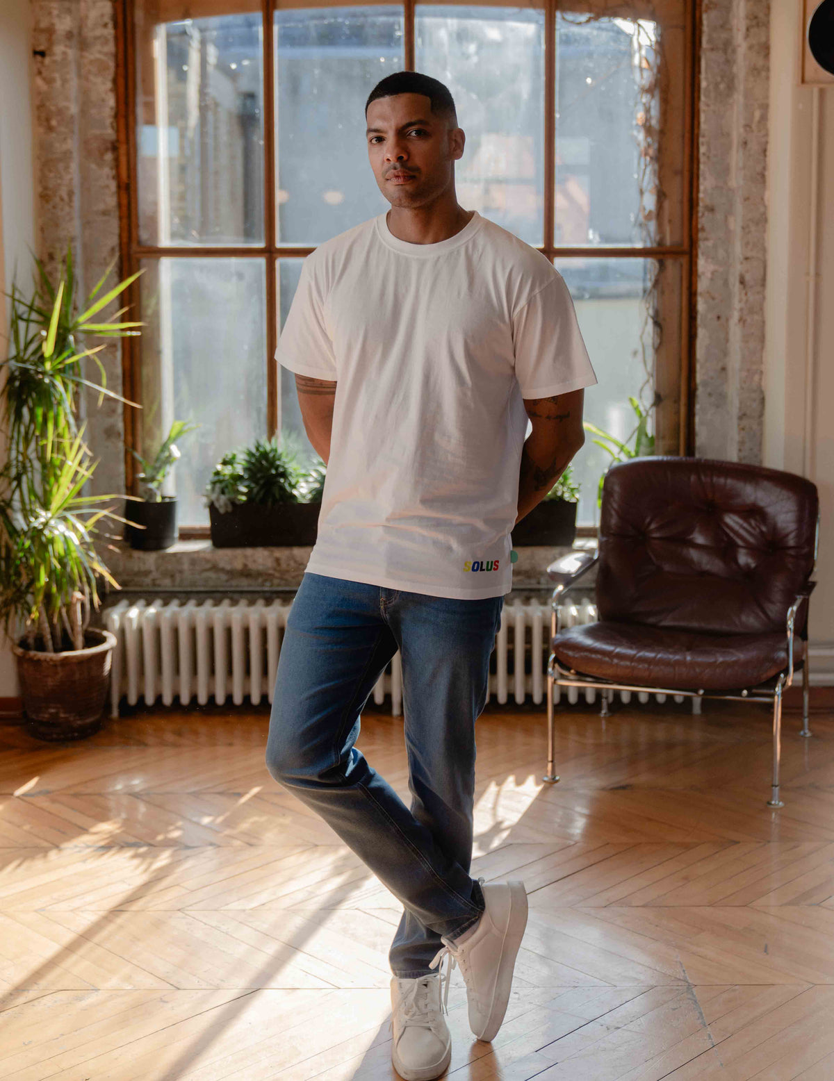 Fresh Staple Tee - Solus Print White