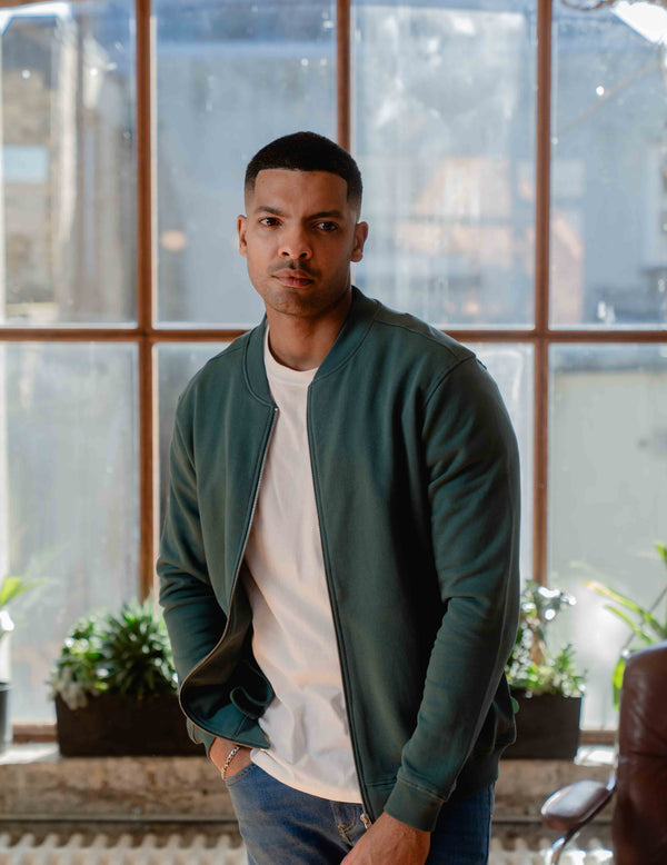 Everyday Zip Jacket - Pine Green