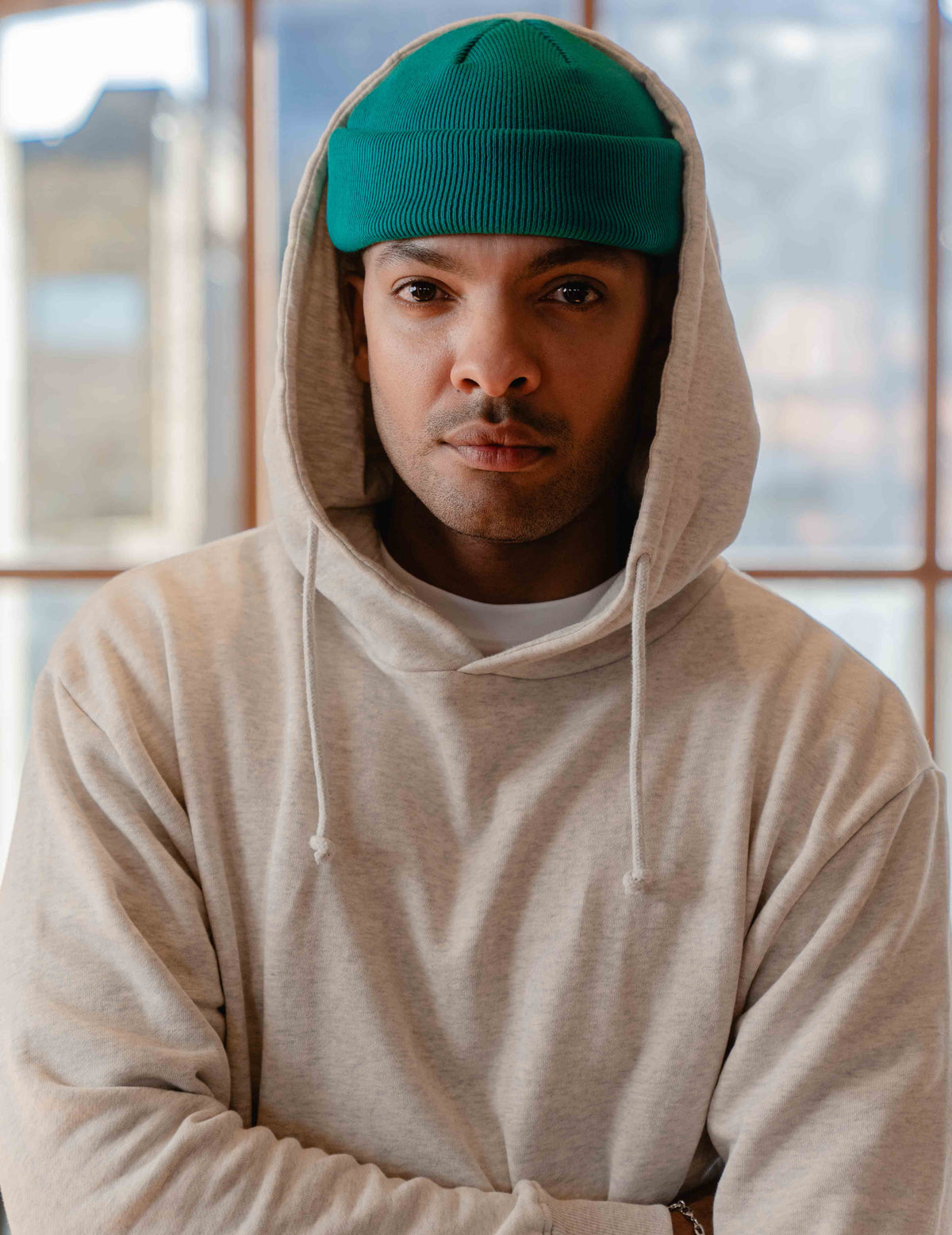 Castle Hood - Ecru Grey