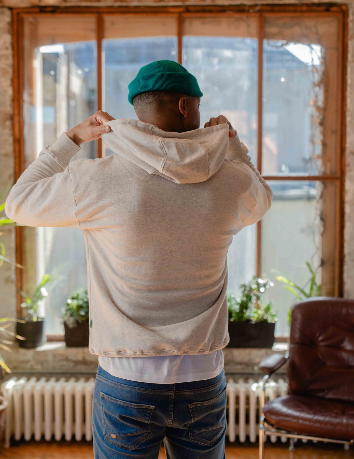 Castle Hood - Ecru Grey
