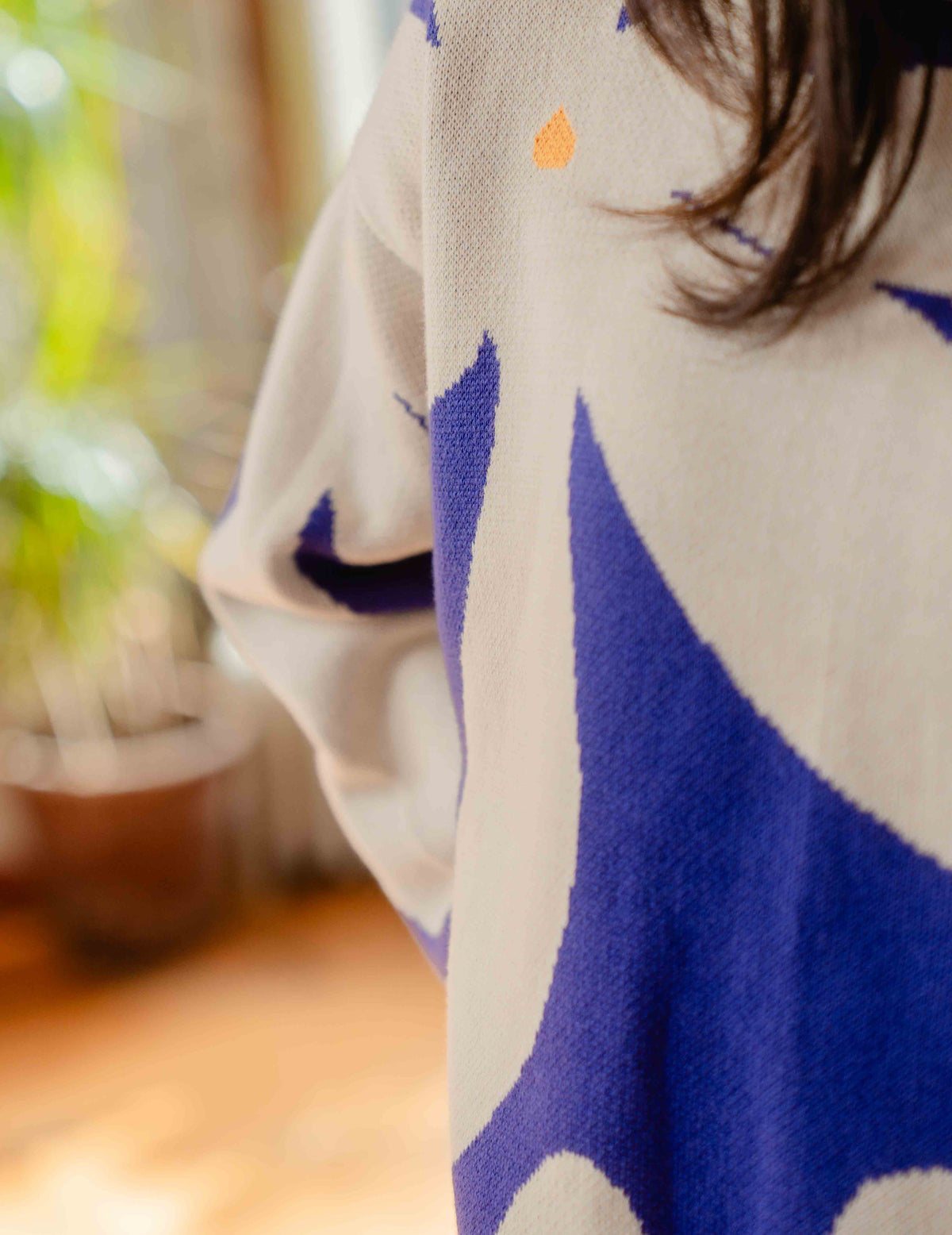 Fresh Heavy Knit Crew - Big Flower