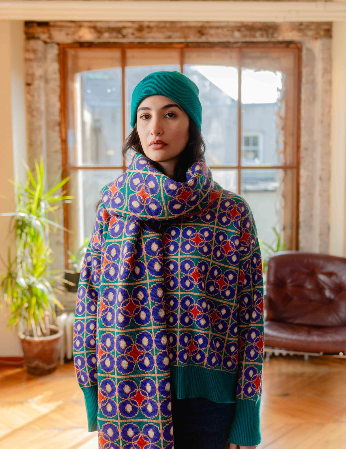 Fresh Heavy Knit Crew - Multi Coloured