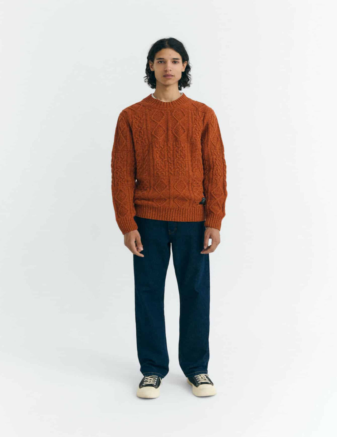 ORANGE RASTA KNITTED SWEATER