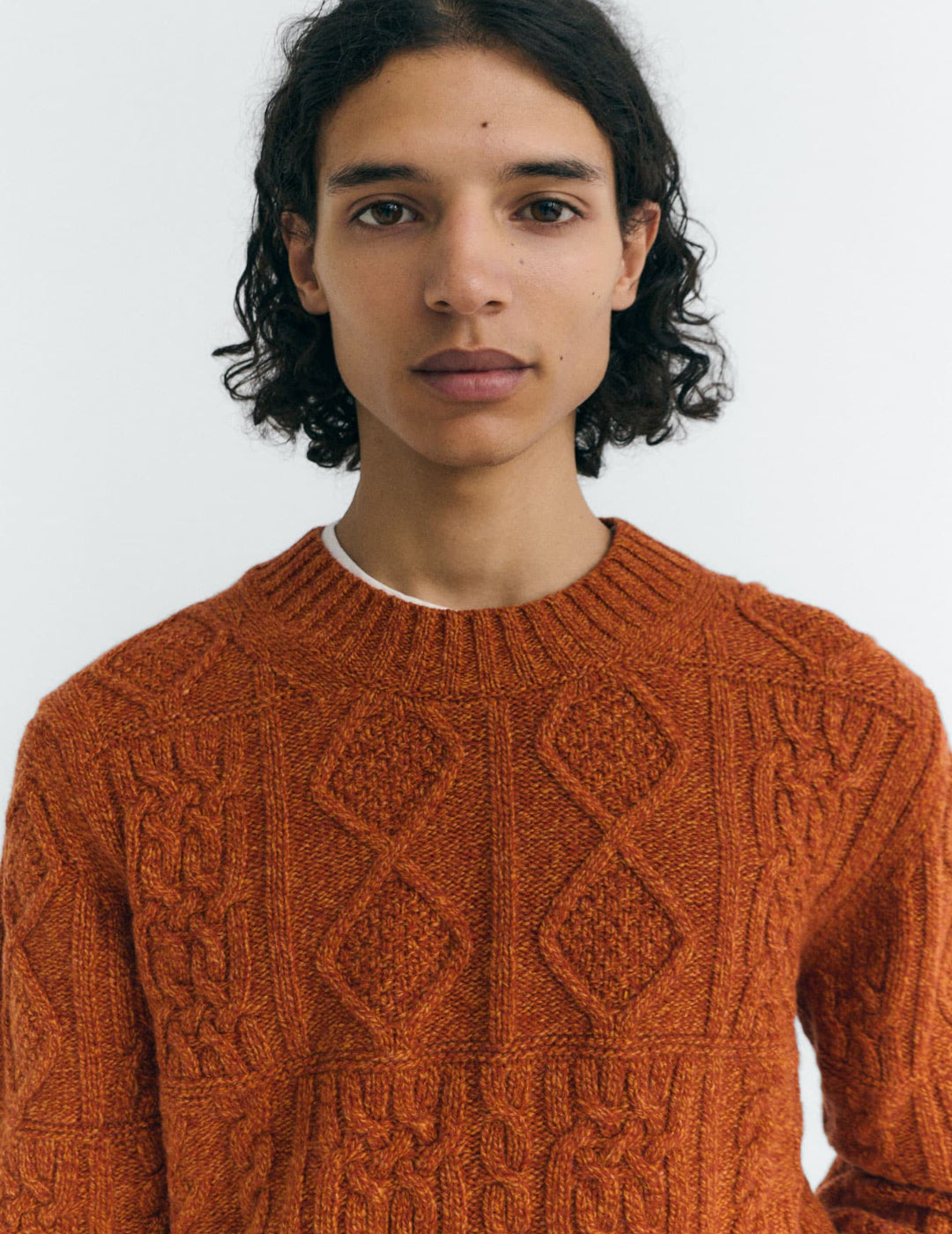 ORANGE RASTA KNITTED SWEATER