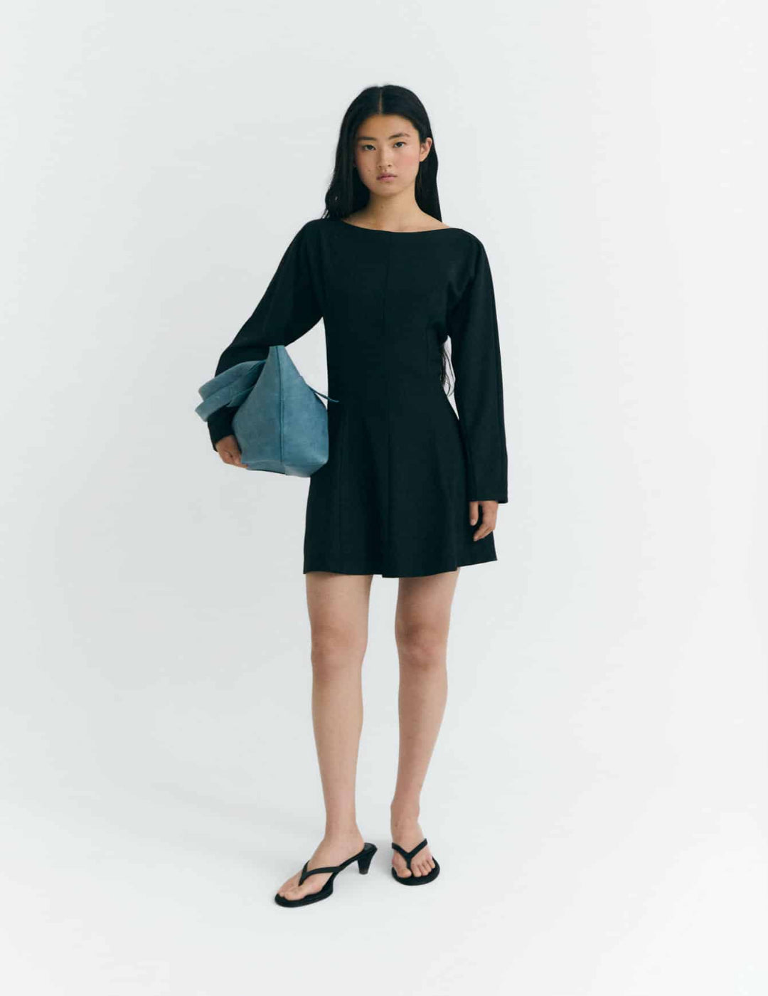 BLACK ADRIANNE DRESS