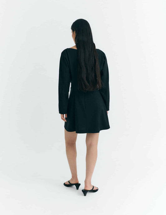 BLACK ADRIANNE DRESS