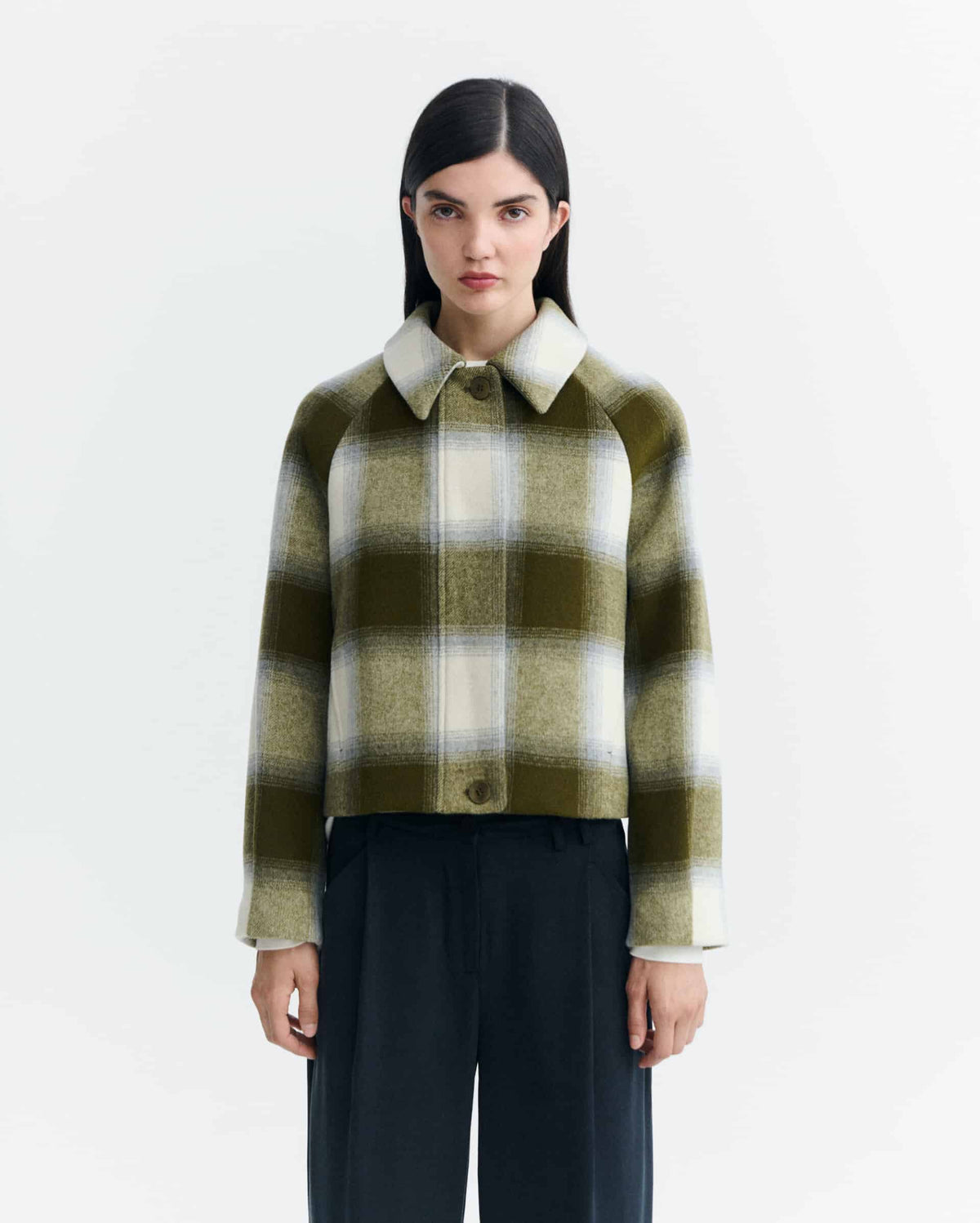 GREEN CHECKS DARIA JACKET