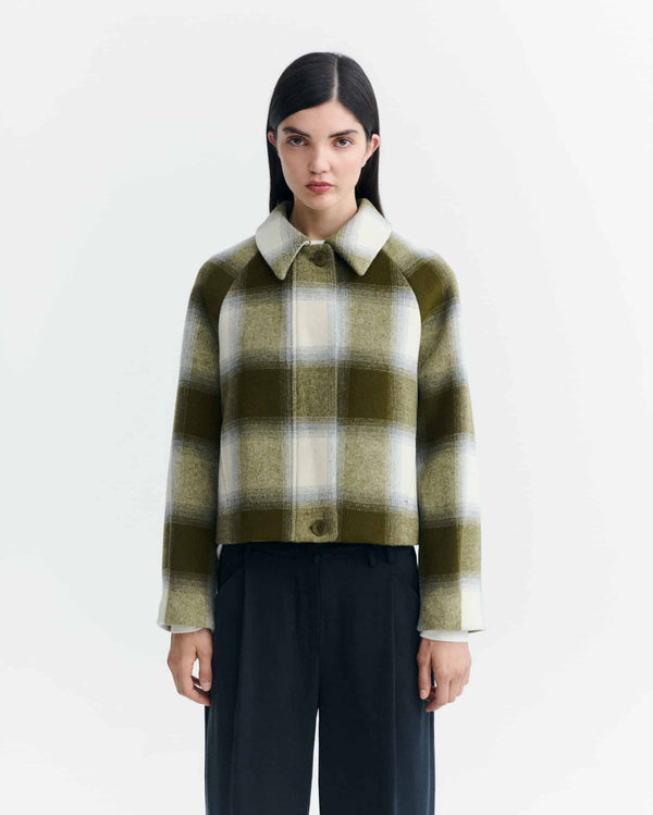 GREEN CHECKS DARIA JACKET