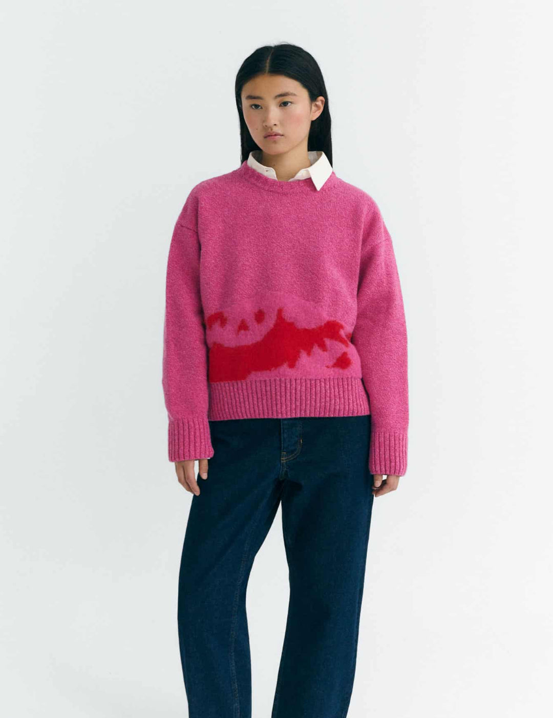 PINK PETRA KNITTED SWEATER