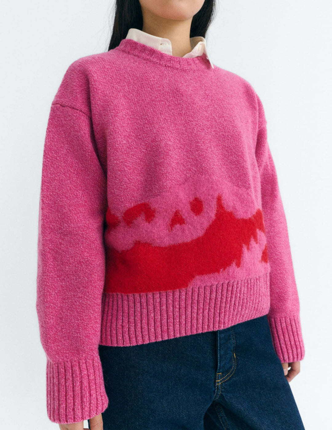 PINK PETRA KNITTED SWEATER