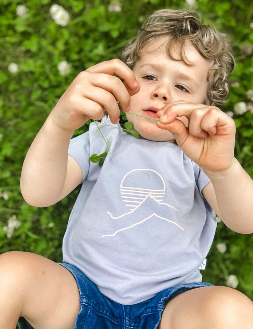 Kids Tee - Lilac Grey